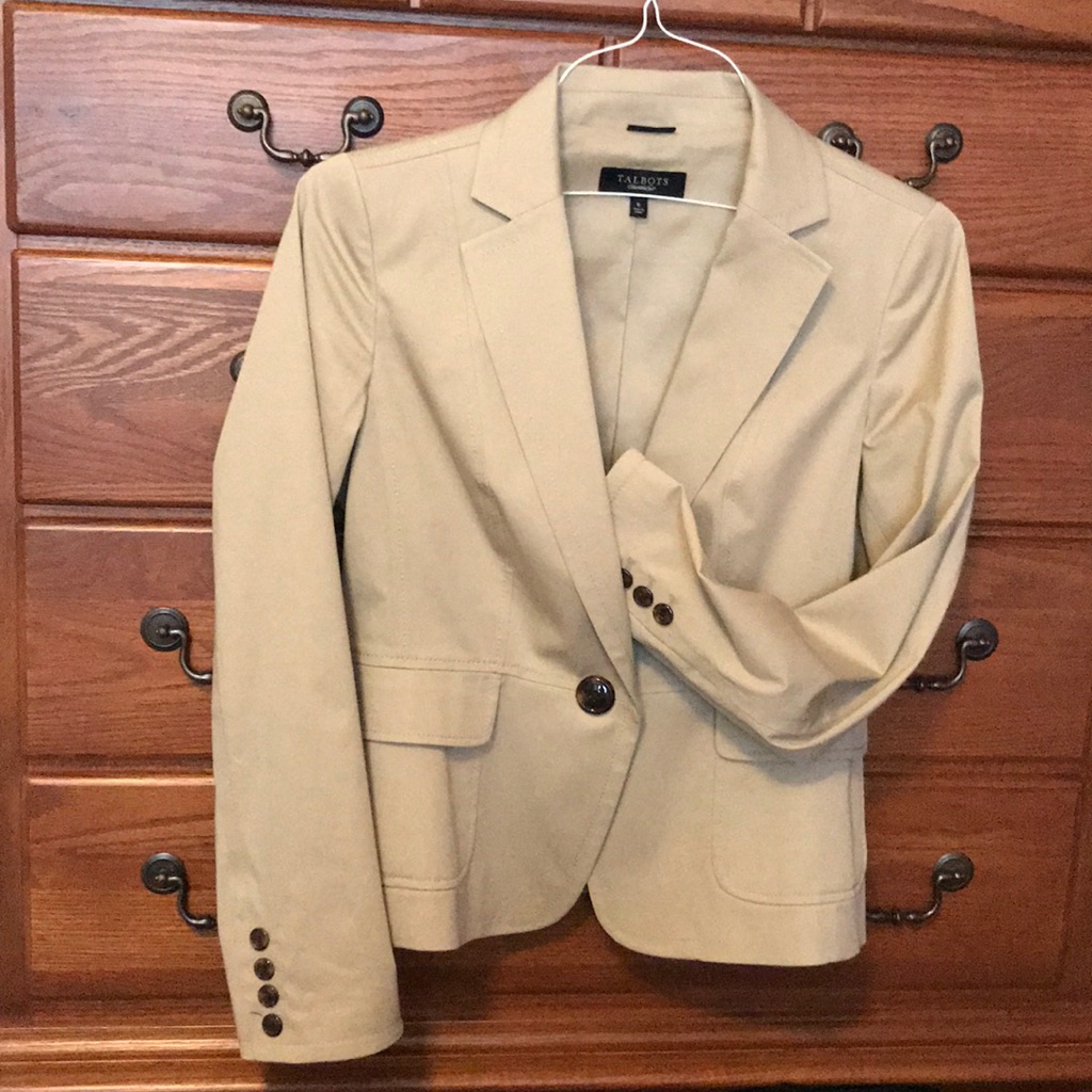 Talbots One Button Jacket